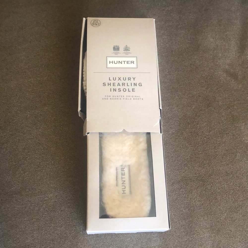 Hunter Luxury Shearling Insoles